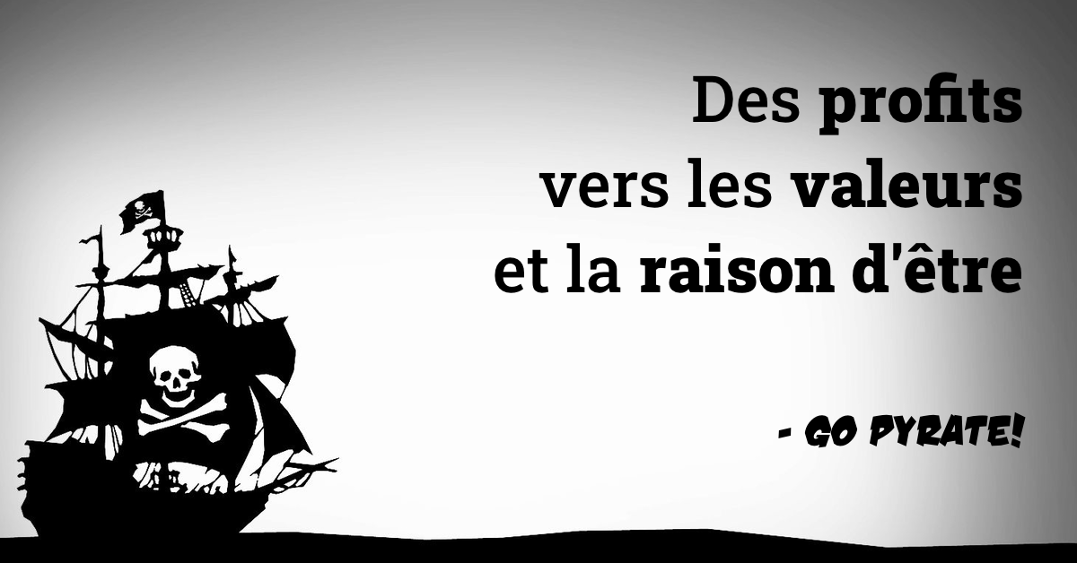 Des profits vers les valeurs et la raison d’être