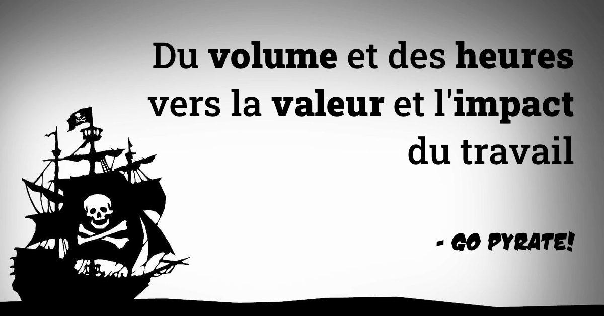 Du volume et des heures de travail vers la valeur et l’impact du travail